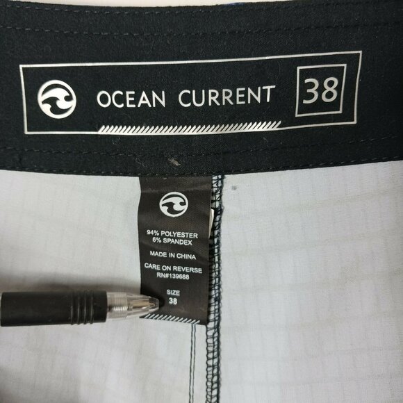 Ocean Current Ombre Check Board Shorts 38 - Picture 5 of 7